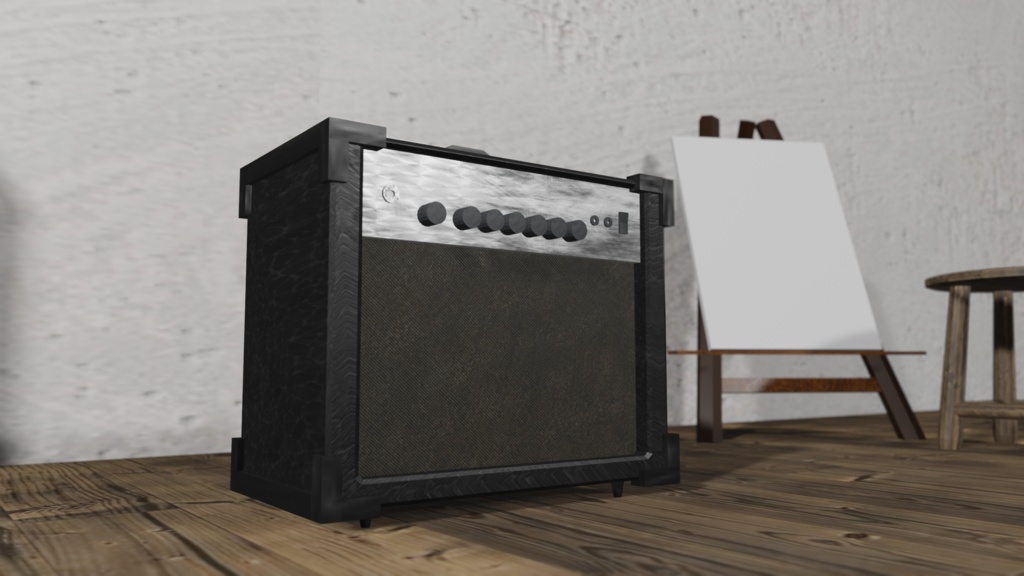 【3Dモデル】アンプ(amplifier)
