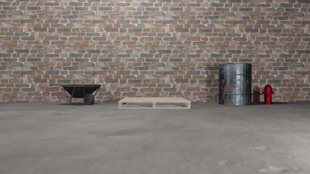 【3Dモデル】木製パレット(wood pallet)