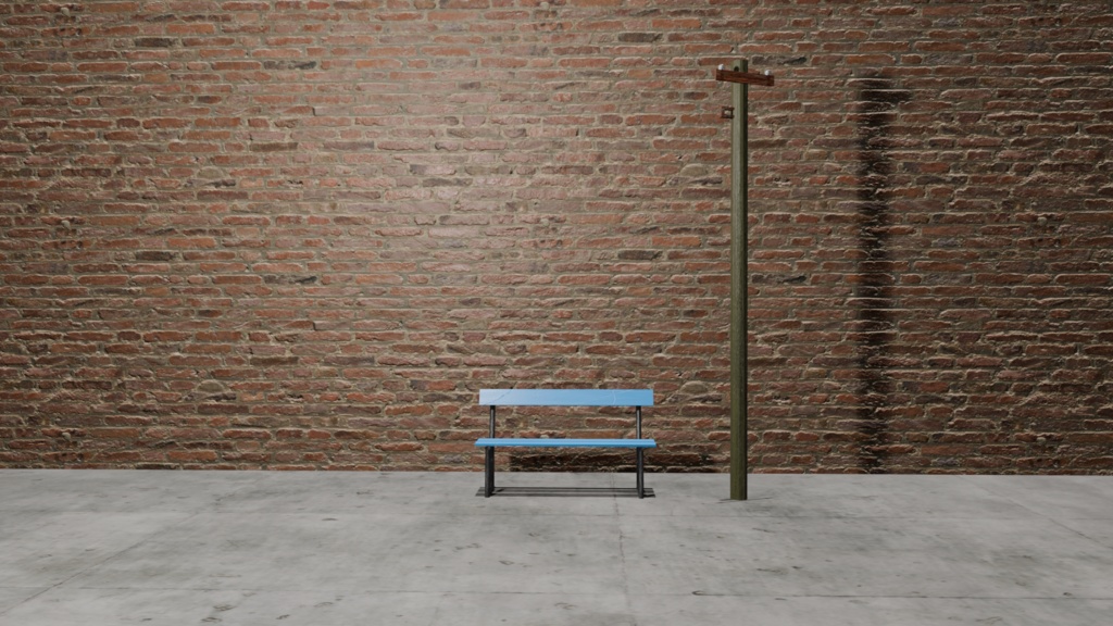 【3Dモデル】木製電柱(wood utility pole)