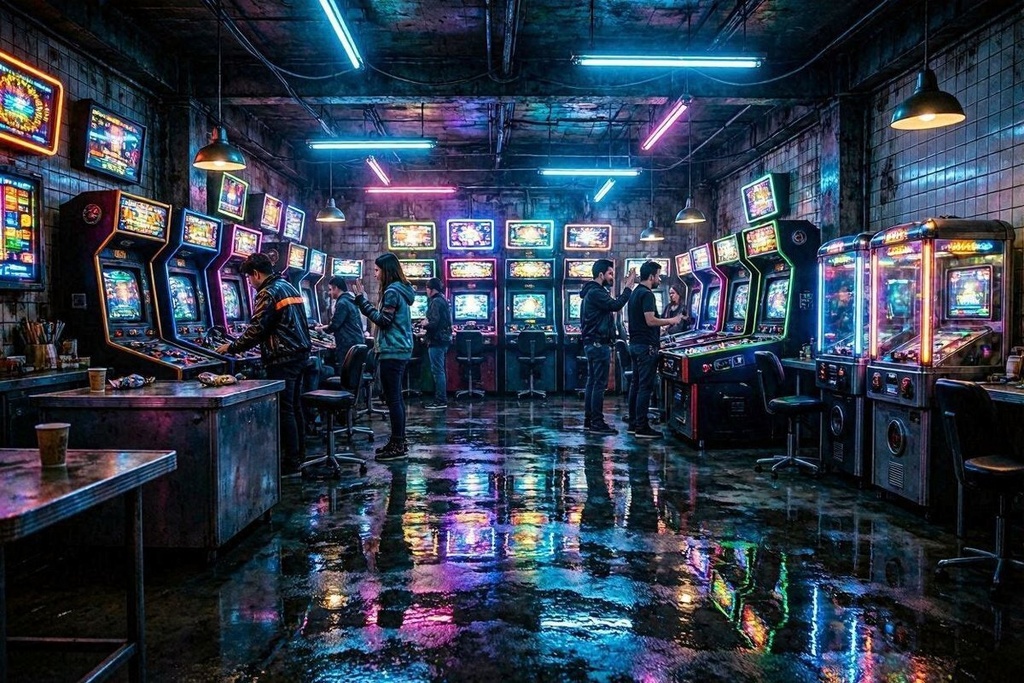 【AI生成素材】サイバーパンク・インテリア 背景画像10枚セット【高画質4K・商業利用可】