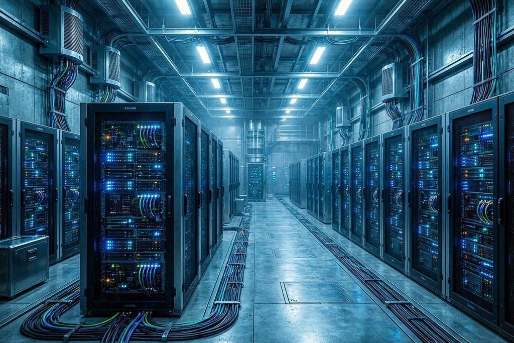 【AI生成素材】サイバーパンク・インテリア 背景画像10枚セット【高画質4K・商業利用可】