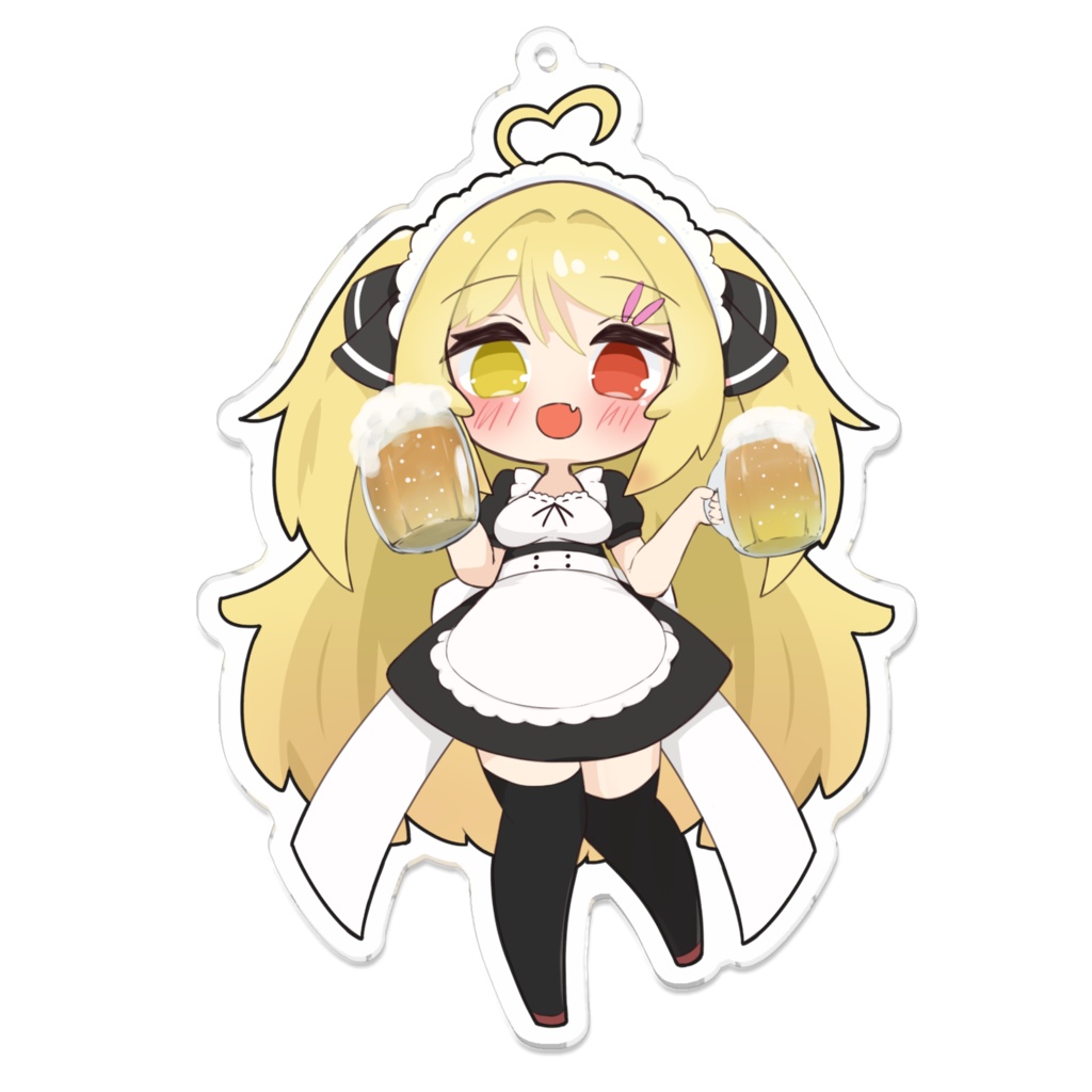 メイドうるなちゃん(びーる)アクリルキーホルダー