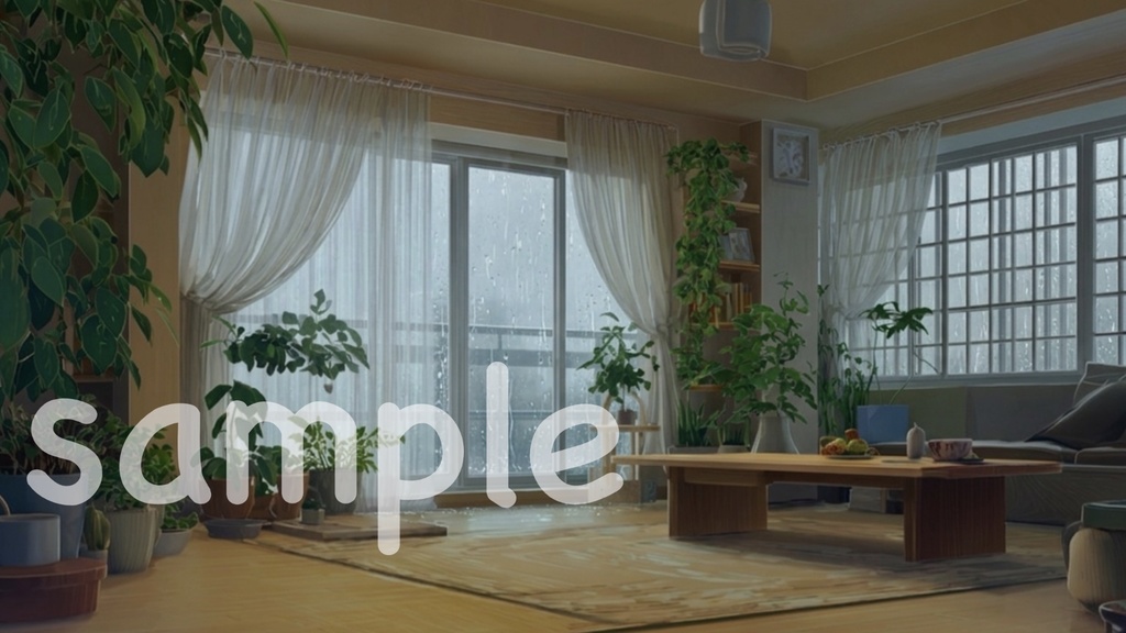 ナチュラルルーム背景素材 9点セット