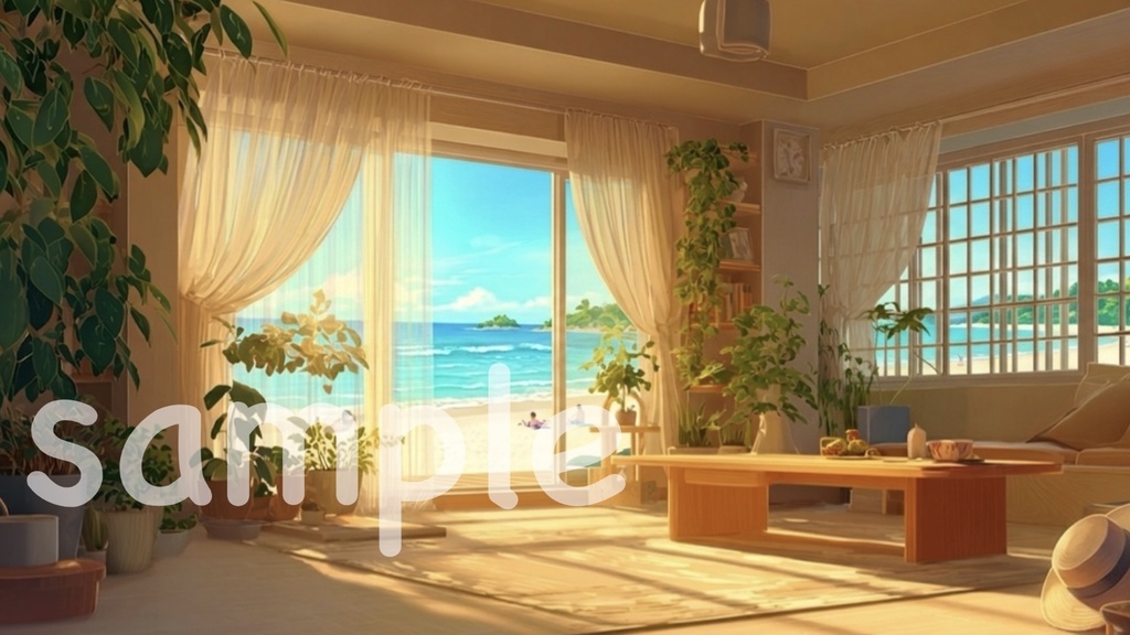 ナチュラルルーム背景素材 9点セット