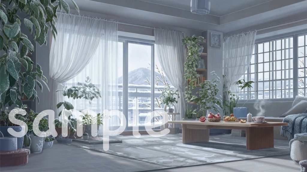 ナチュラルルーム背景素材 9点セット