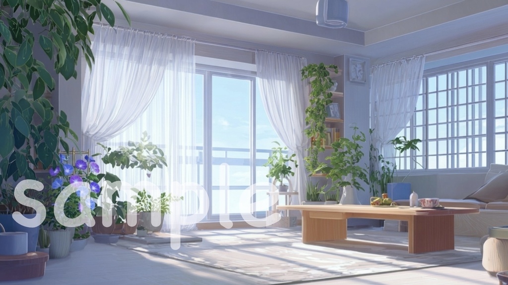 ナチュラルルーム背景素材 9点セット