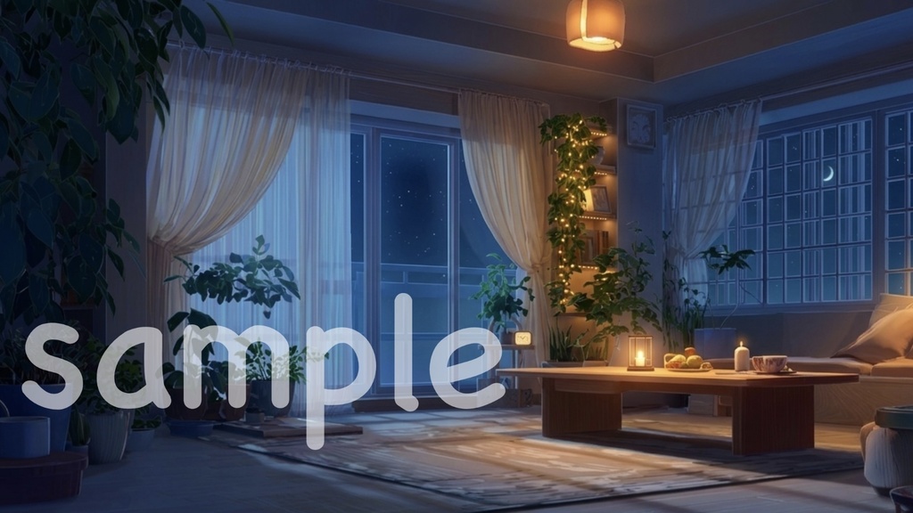 ナチュラルルーム背景素材 9点セット