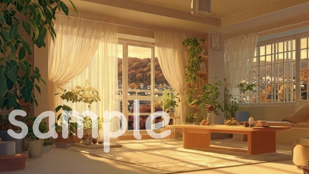 ナチュラルルーム背景素材 9点セット