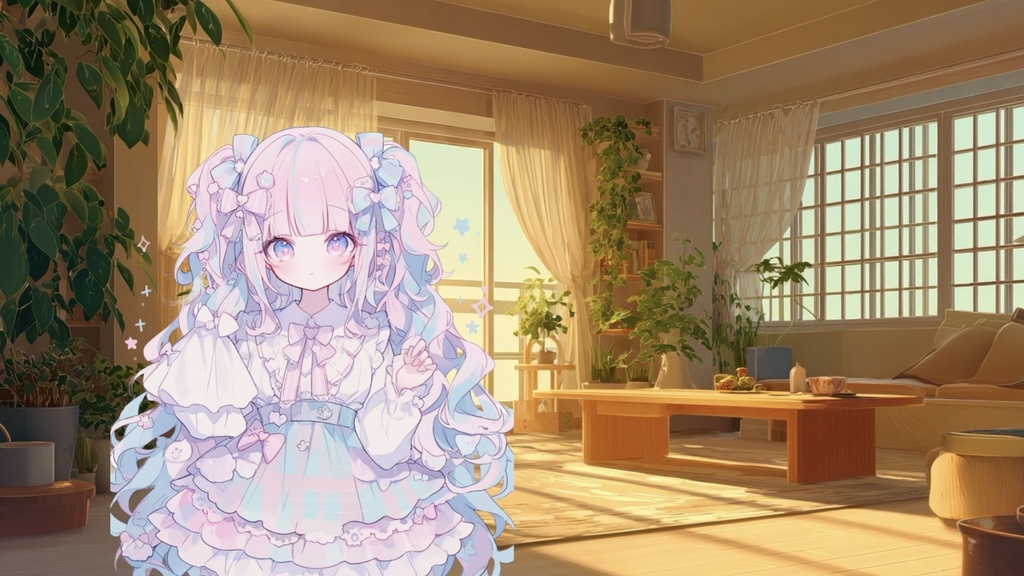 ナチュラルルーム背景素材 9点セット