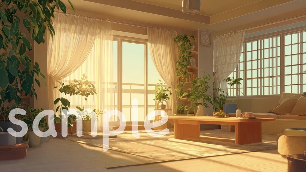 ナチュラルルーム背景素材 9点セット