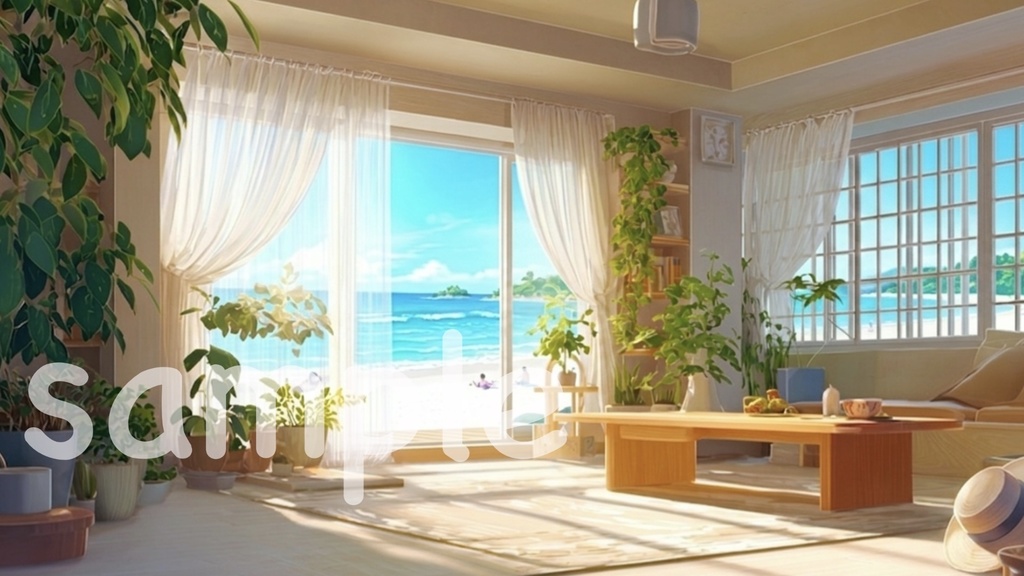 ナチュラルルーム背景素材 9点セット