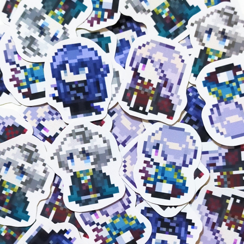 VΔLZドット絵フレークシール【非公式】