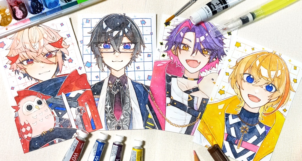 VOLTACTION水彩イラストポストカード【非公式】