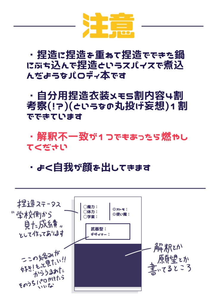 HEROES魔法使いパロディ本【非公式】