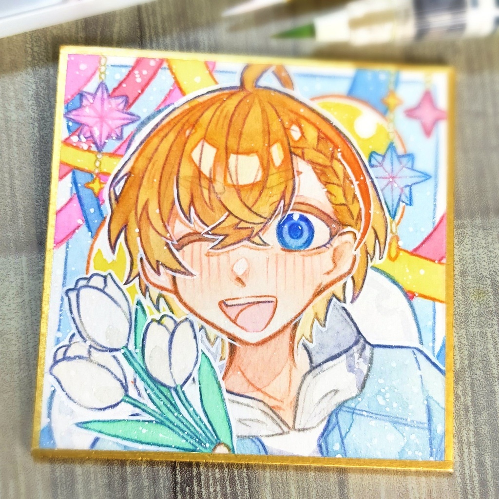 2周年ゔぉるた水彩豆色紙【非公式】