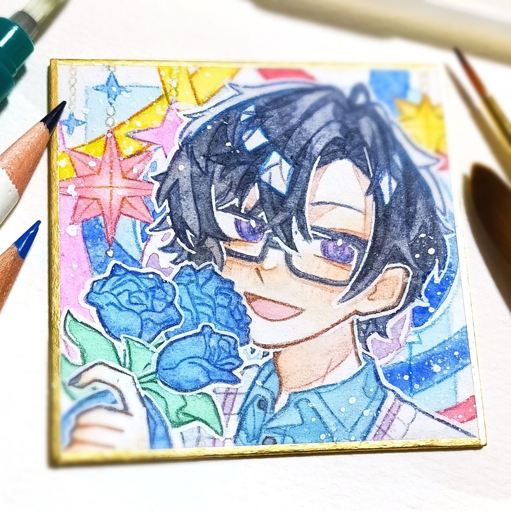 2周年ゔぉるた水彩豆色紙【非公式】