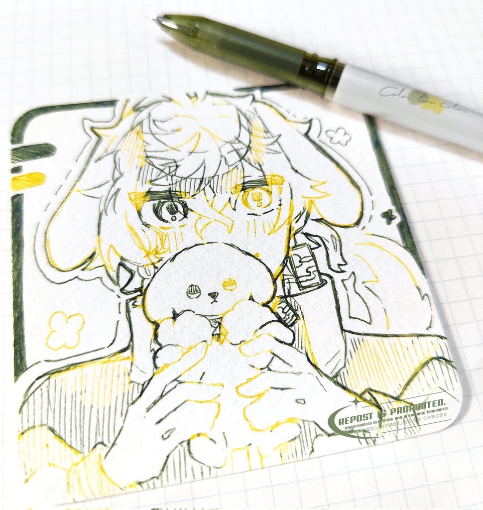 ボールペン絵原画【非公式】