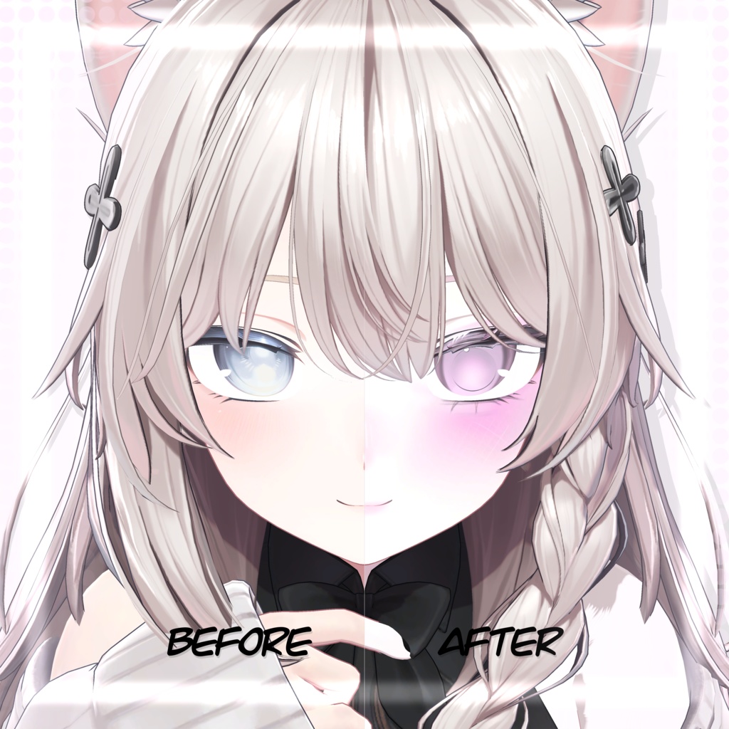 ʚ 【しなの/Shinano】Milky Illusion Makeup & Eye Texture ɞ