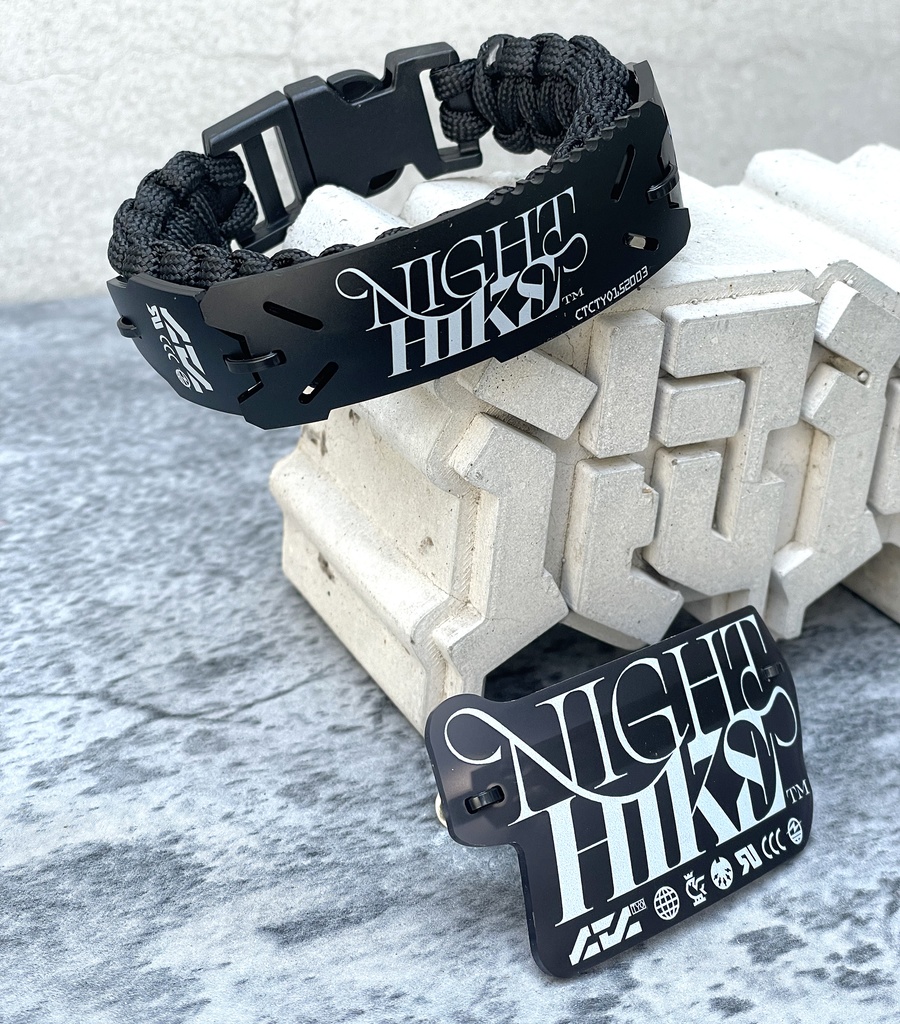 NIGHT HIKE×中央町戦術工芸 バレッタ