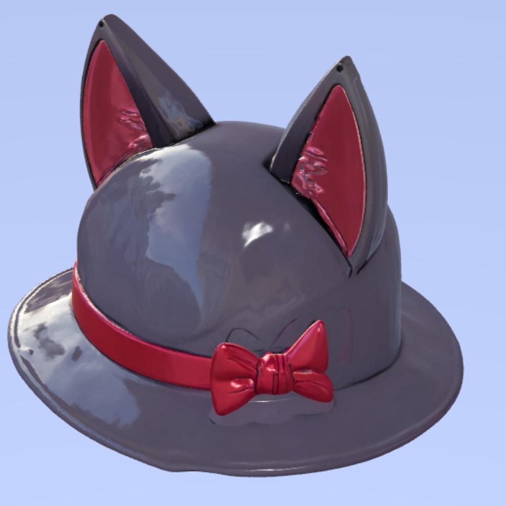 【VRCaht想定】キャットハット/cat hat