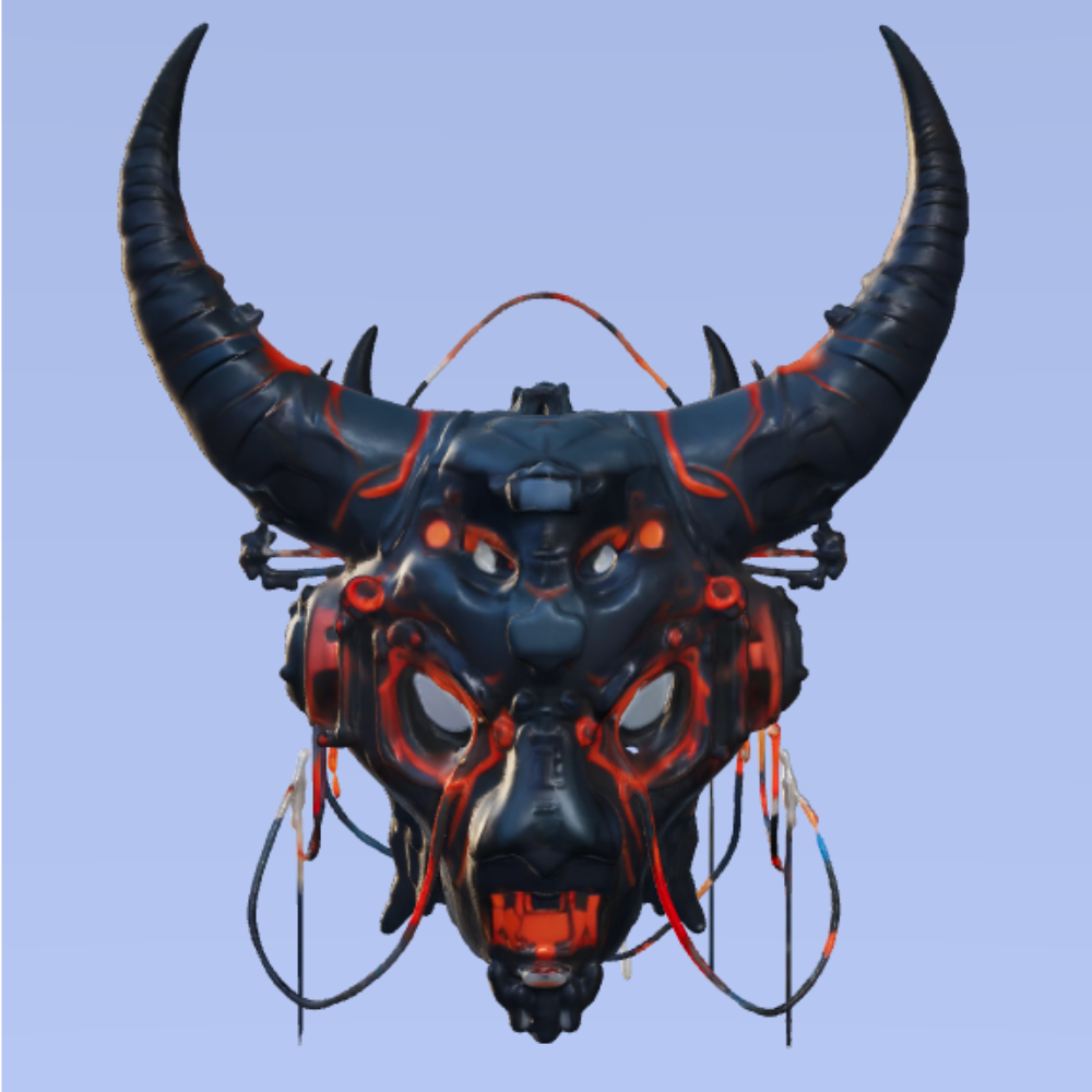 【VRChat想定】悪魔の仮面/devil's mask - pitohui-shop - BOOTH
