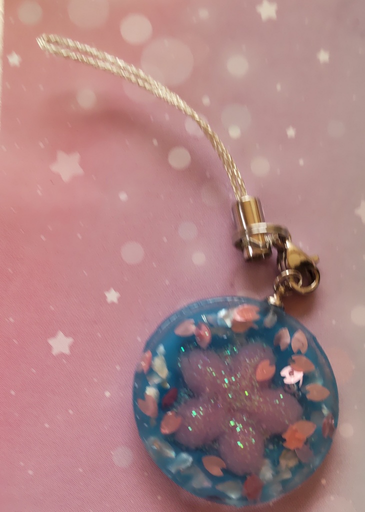 桜満開ストラップ