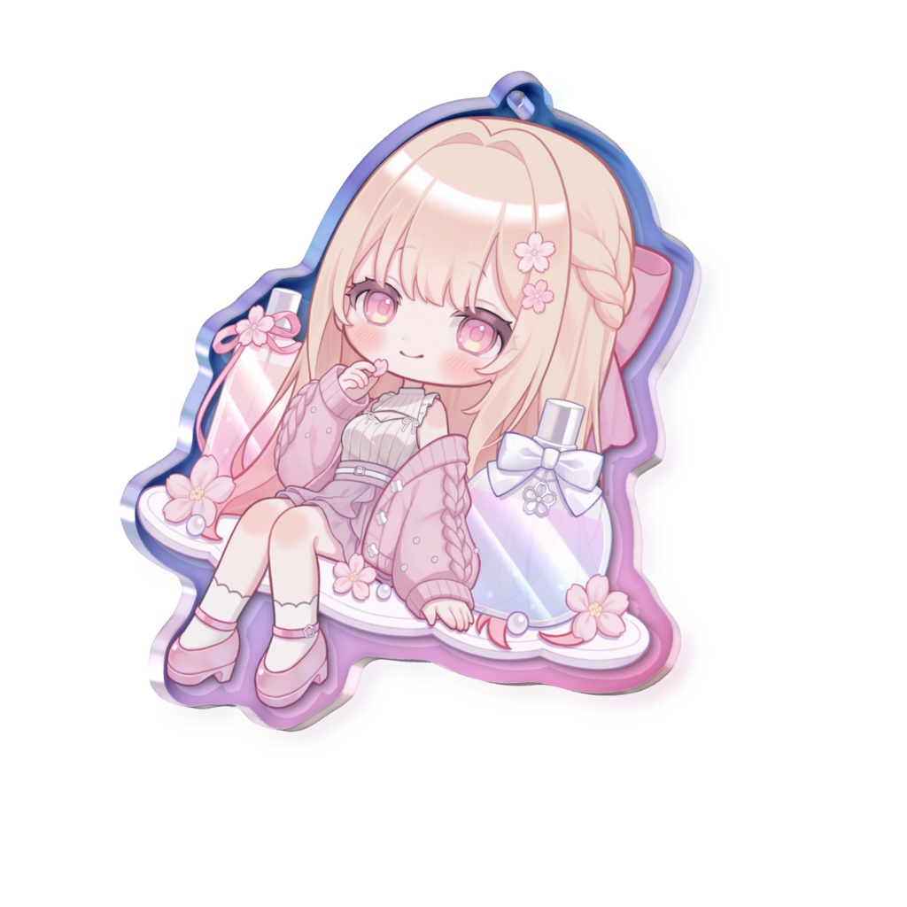 ♡きみと春デートアクキー♡（オーロラver.）