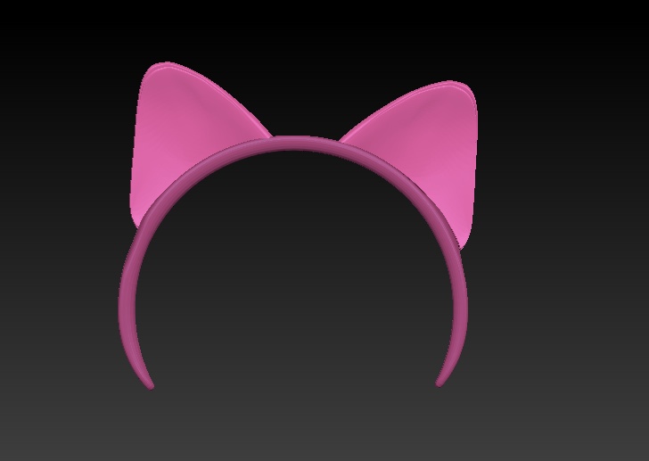 【猫ガジェ】1/6 猫耳カチューシャ彩色完成品|完全オリジナル造形|リカ/バービー対応彩色完成品|ピンク/ミルクホワイト/マットブラック/パステルラベンダー