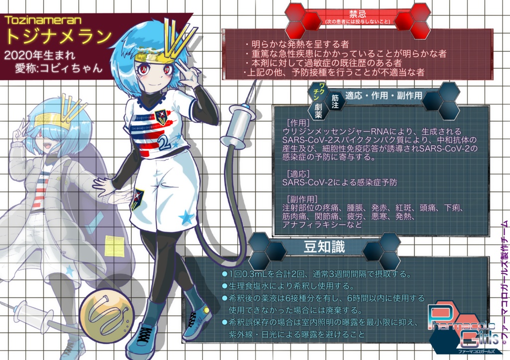 PharmacoloGirls「コビィちゃん」戦闘フォーム