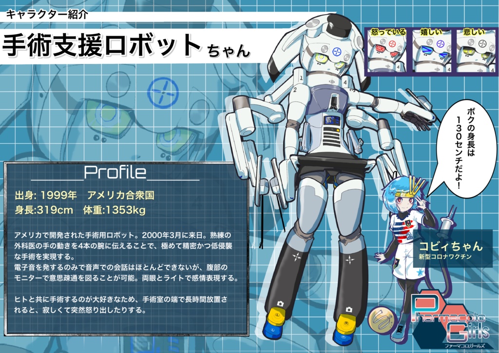 PharmacoloGirls「手術支援ロボットちゃん」