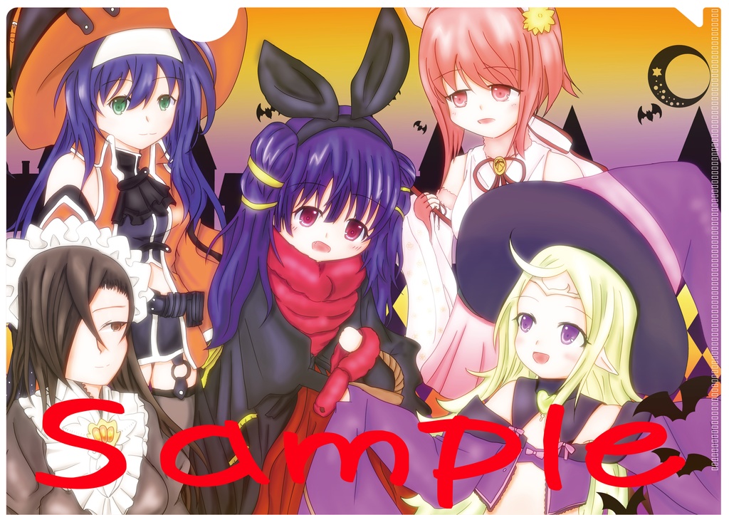 【クリアファイル】ファイアーエムブレムヒーローズハロウィン女子組