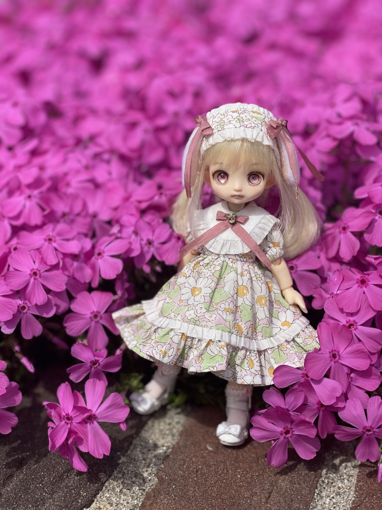 うさうさワンピ ピンク