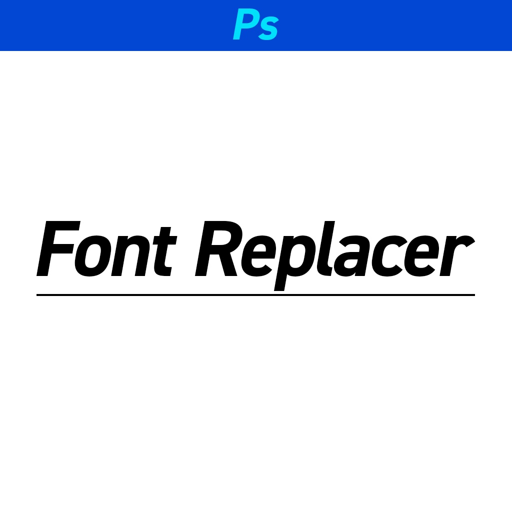 【PhotoShop Script】Font Replacer _フォント一括置換スクリプト