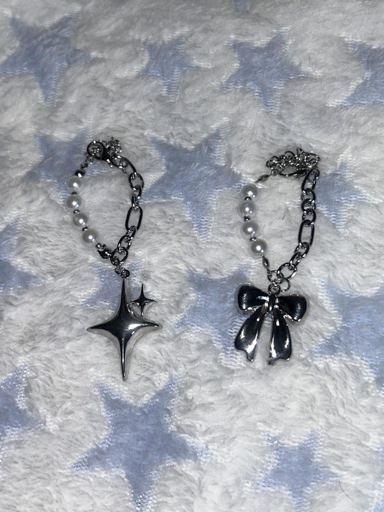 ⛓️🤍パールチェーンネックレス🤍⛓️