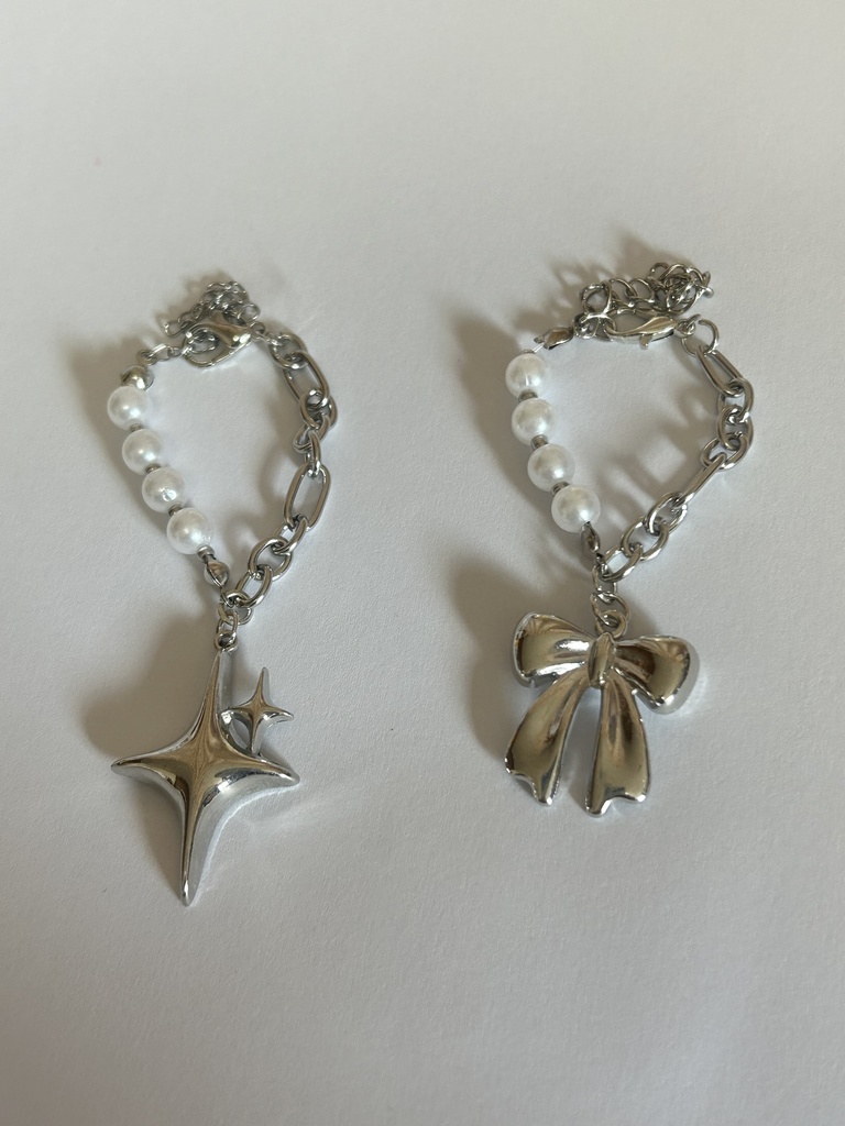 ⛓️🤍パールチェーンネックレス🤍⛓️