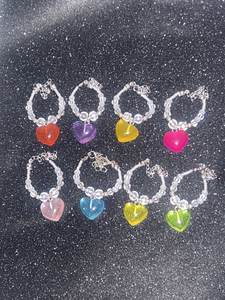 🌈‎♡ カラフルハートネックレス‎♡ 🌈