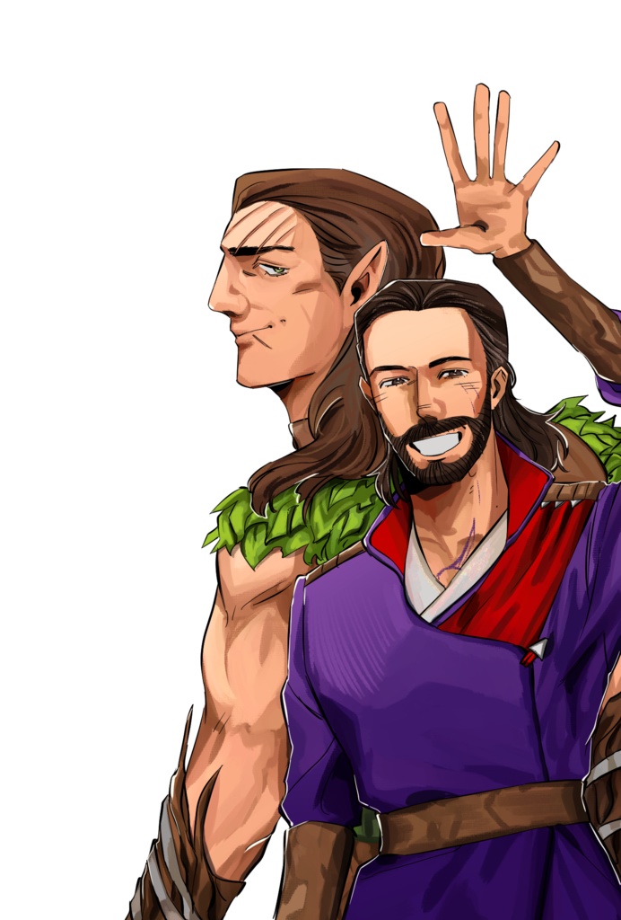 妙な男たちクリアポストカード