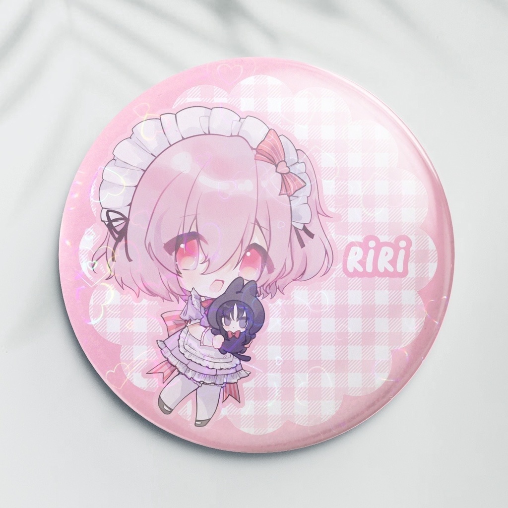アサルトリリィ　白井夢結　一柳梨璃　缶バッジ
