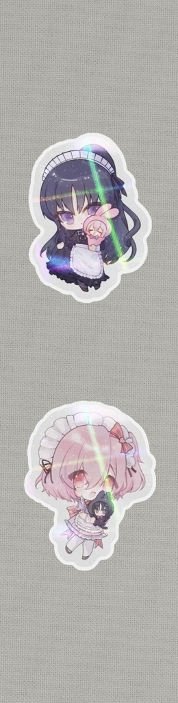 アサルトリリィ　白井夢結　一柳梨璃　ステカー