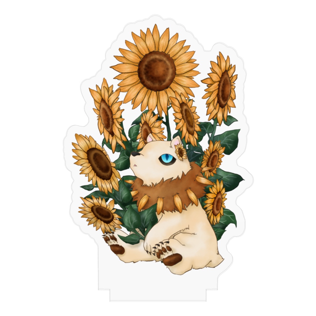 四季のシロクマアクスタ(夏)