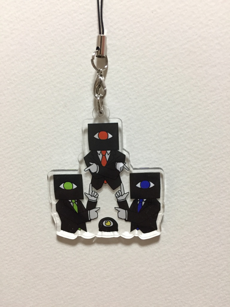 異形頭系人外アクリルキーホルダー