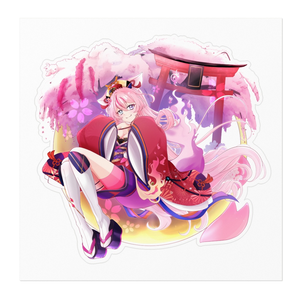 ステッカー 枝垂咲祈