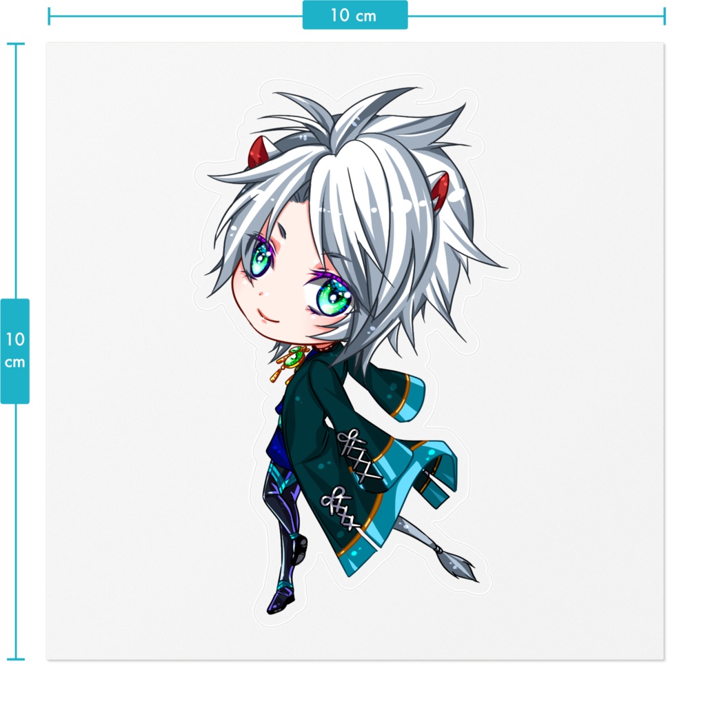 【EP白銀】クリアステッカー