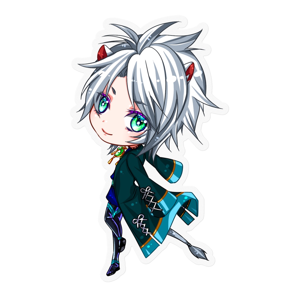 【EP白銀】クリアステッカー