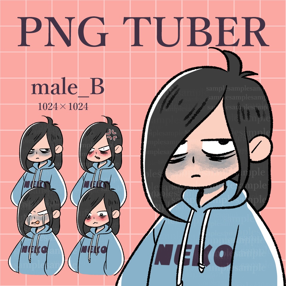 【PNG tuber】男の子 (male_B)