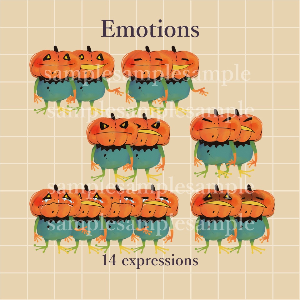 【PNG tuber】ハロウィンかぼちゃ