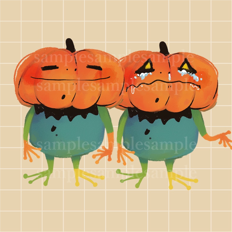 【PNG tuber】ハロウィンかぼちゃ