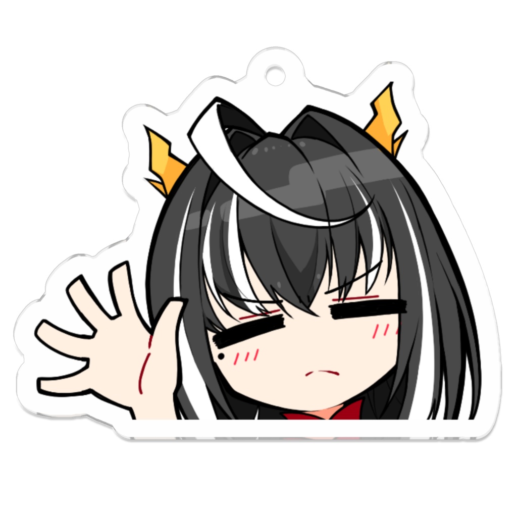 デフォルメ円龍アクリルキーホルダー