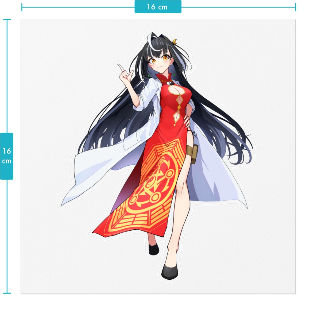 円龍キービジュアルステッカー