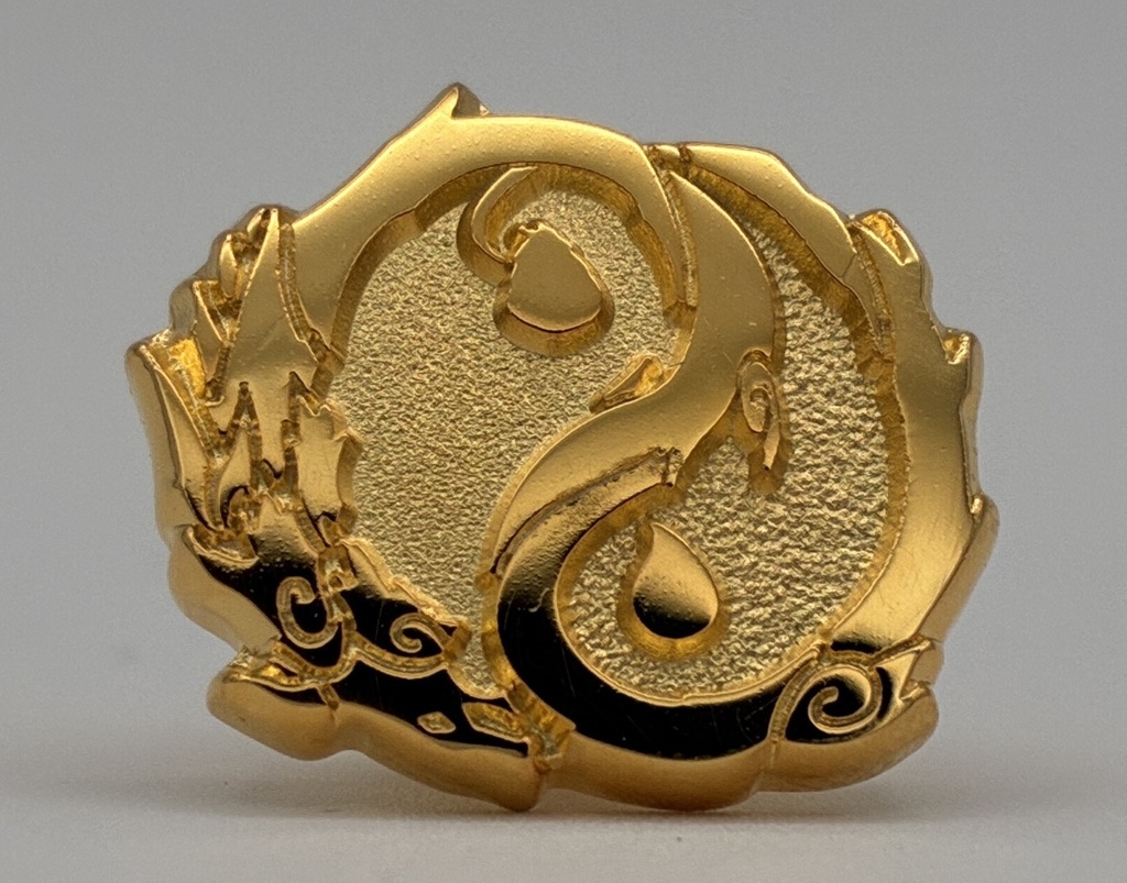 「限定20個」円龍会会章(ピンバッジ)桐箱入り